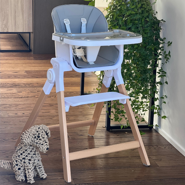 The MOOSE Frankie Foldable HighChair (Grey)