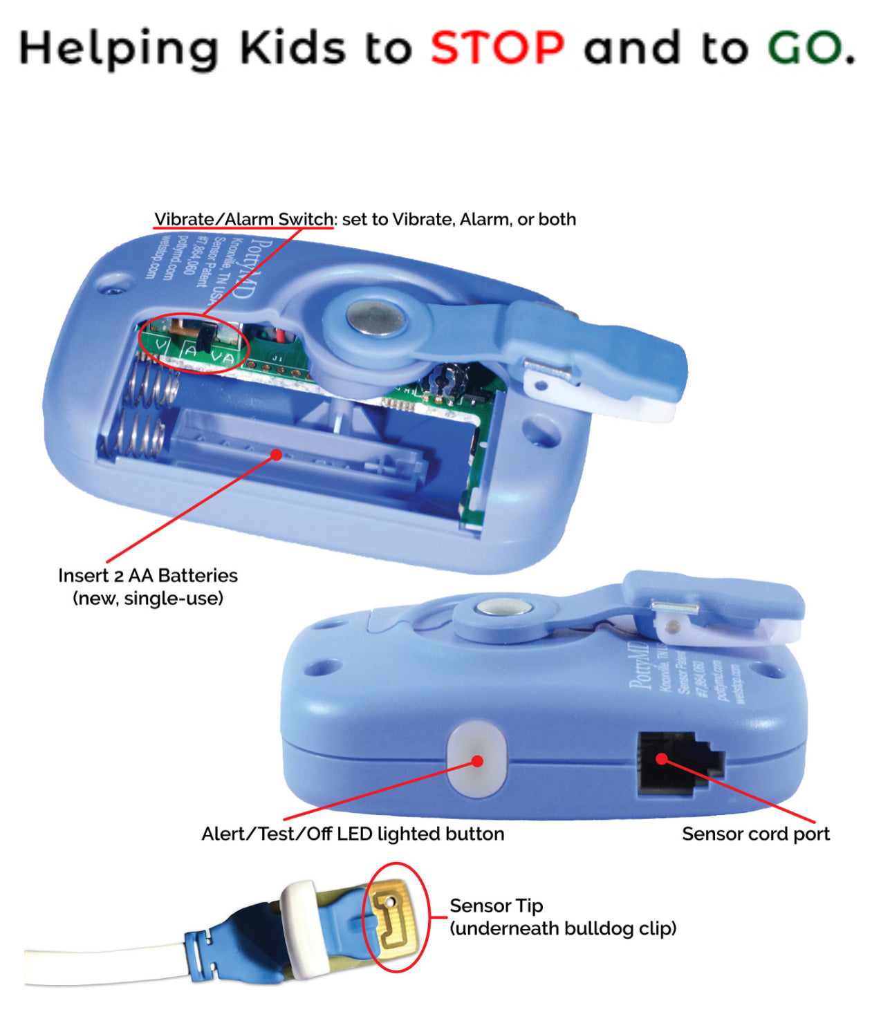 WetStop 3 Bedwetting Alarm