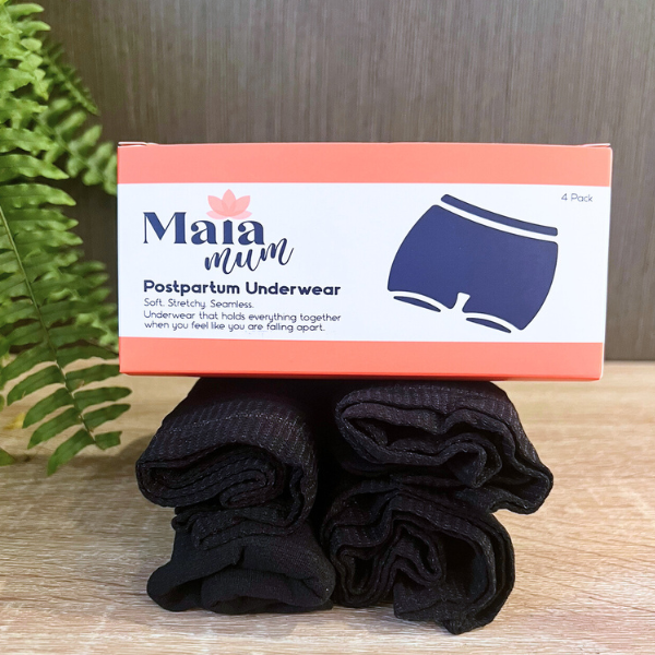 Maia Mum Comfy Postpartum Undies - 4 pack