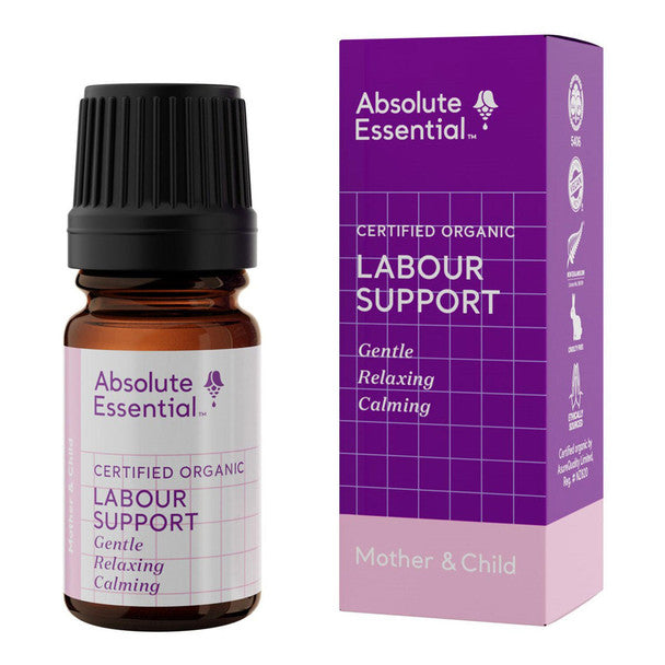 Absolute Essential Labour Support Oil – Certified Organic 5 ml ...